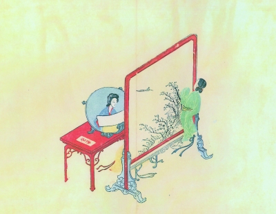 吴兴闵寓五氏刊印彩色套印本《西厢记·省简》 吴兴闵寓五氏刊印彩色套印本《西厢记·省简》