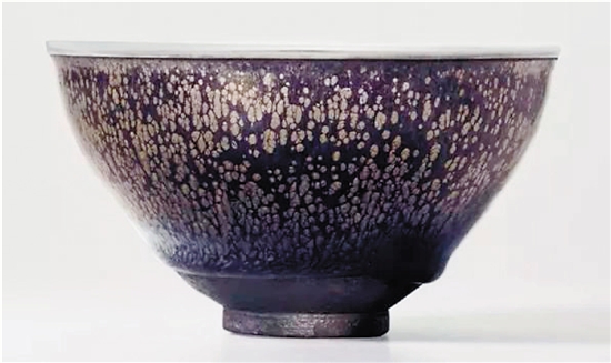 南宋 建窑油滴天目茶盏