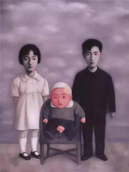 张晓刚 - 血緣— 大家庭： 全家福