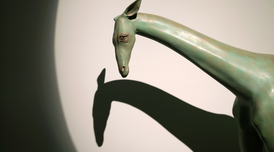 图片:《异境——不损兽》玻璃钢着色