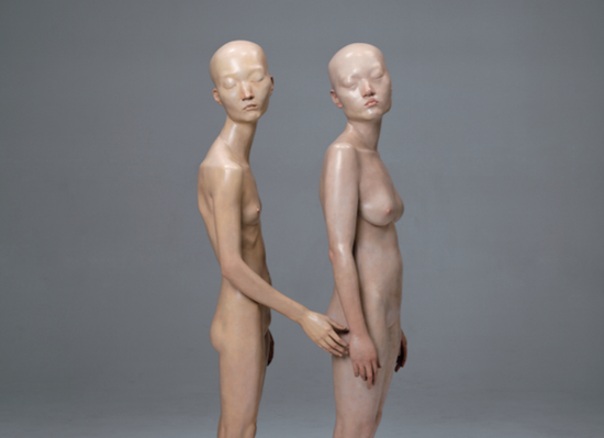 图片:《我们(Ⅰ)》 玻璃钢着色