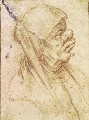 《老年女子漫画像》 本版所有图片版权所有:大英博物馆董事会(2016)