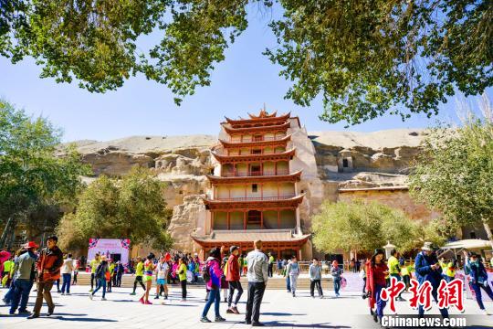 资料图 敦煌莫高窟 王斌银 摄 资料图 敦煌莫高窟 王斌银 摄