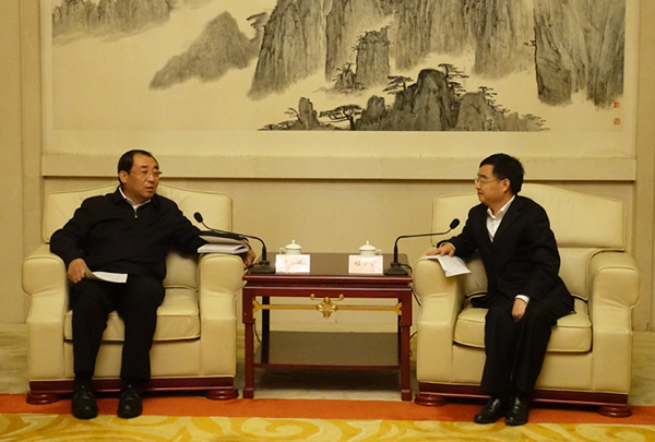 丛斌与中共安徽省委统战部有关同志沟通交流 丛斌与中共安徽省委统战部有关同志沟通交流