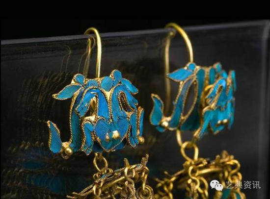 点翠因其用羽位置不同