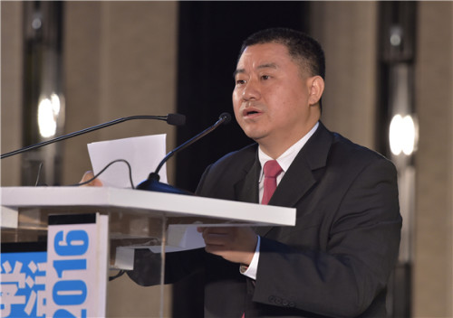 地产商代表洋世达集团董事长杨勇先生致辞