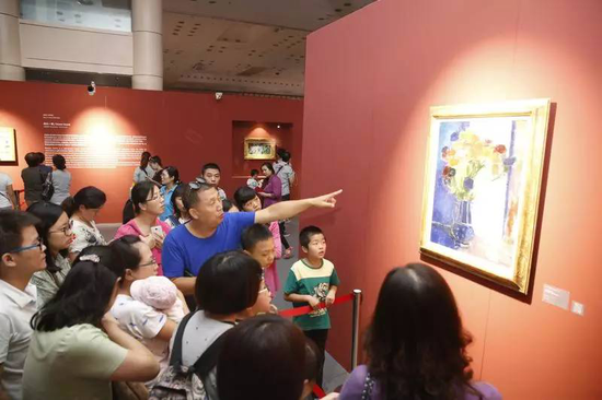 第二届南京国际美术展大师展现场