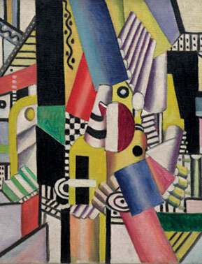 由法国最早立体主义运动领袖之一费尔南德?莱热 （Fernand Leger） 于 1918 年 4 月绘制的布面油画杰作《火炉》 （The Stove），尺寸为 61 x 50.1 厘米。