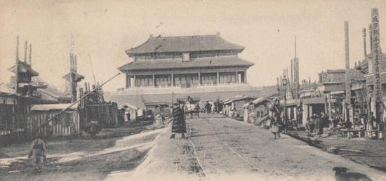 德胜门城楼，1900年老照片