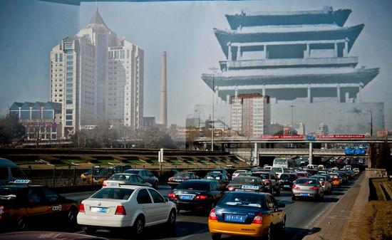 现在的广安门地区（图源 新京报 新浪新闻中心联合出品《城门变》，摄影 李飞）