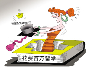 留学一年月薪缩水7千