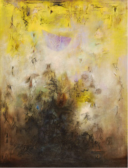 赵无极 《月光漫步》 成交价:4668万港币