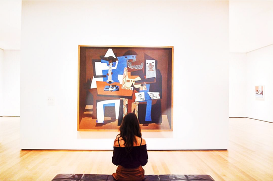 美国纽约现代艺术博物馆“宁静早晨”。图/取自IG。