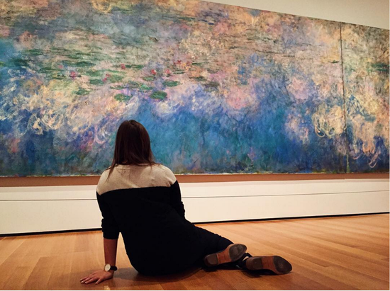 美国纽约现代艺术博物馆“宁静早晨”。图/取自IG。