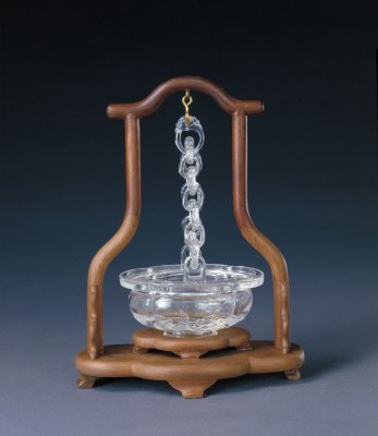 水晶带链花篮 水晶带链花篮