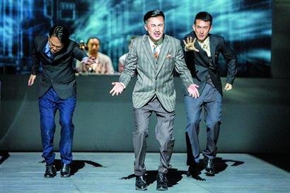 话剧《聆听弘一》彩排剧照 谢宇 摄 话剧《聆听弘一》彩排剧照 谢宇 摄