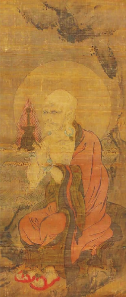 罗汉像轴  佚名(日本) 罗汉像轴  佚名(日本)