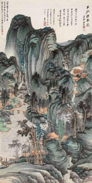 《巨然晴峰图》
