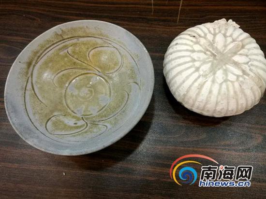 琼海潭门本地渔民为国家南海博物馆捐赠的文物。 南海网记者陈望 摄