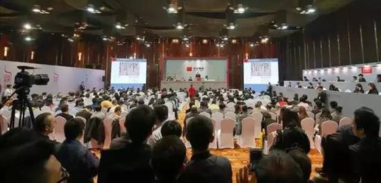 “大观·古代”拍卖现场，图片来源：中国嘉德