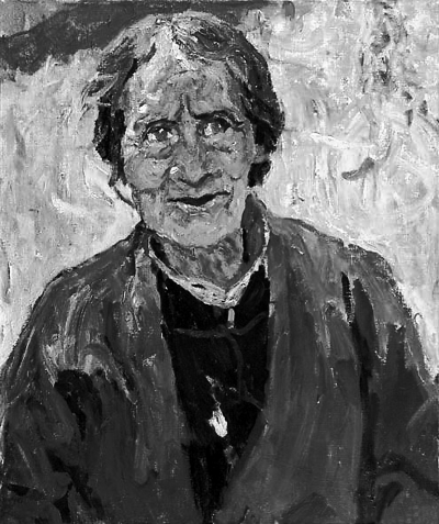 罗尔纯作品《山地》 罗尔纯作品《山地》