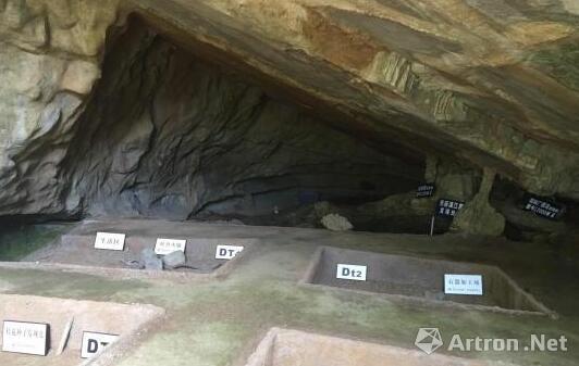 图为桂林甑皮岩遗址?！⊙畛?摄