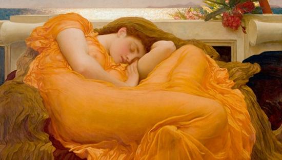 弗雷德里克·雷顿的作品《燃烧的六月》(1895年) 图片来源:Museo de Arte de Ponce. The Luis A. Ferré Foundation, Inc.