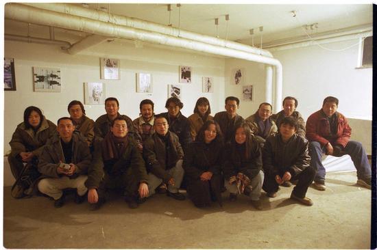 “后感性”部分艺术家合影（1999）