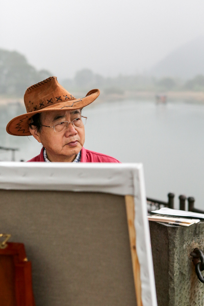 中国写生大会进行时之广州美术学院教授杨尧 中国写生大会进行时之广州美术学院教授杨尧
