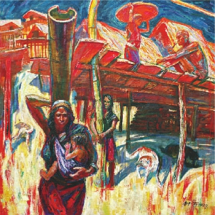 背水的阿佤 姚钟华 背水的阿佤 姚钟华