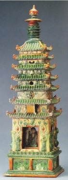 三彩舍利塔(北宋)  河南博物院馆藏 三彩舍利塔(北宋)  河南博物院馆藏