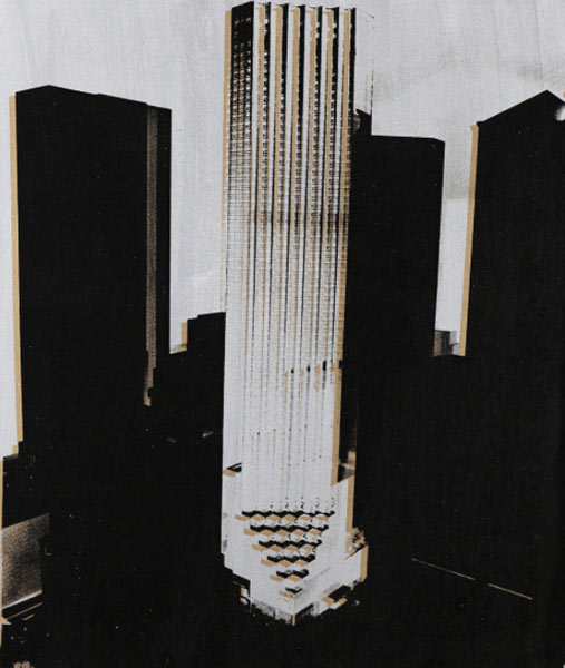 安迪·沃霍尔为特朗普大厦所作创作，而今收藏于匹兹堡的安迪·沃霍尔博物馆