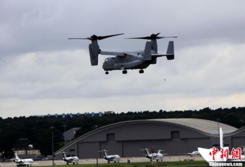 资料图:“鱼鹰”运输机 资料图:“鱼鹰”运输机