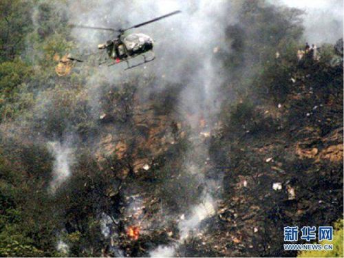 巴基斯坦坠机现场 巴基斯坦坠机现场