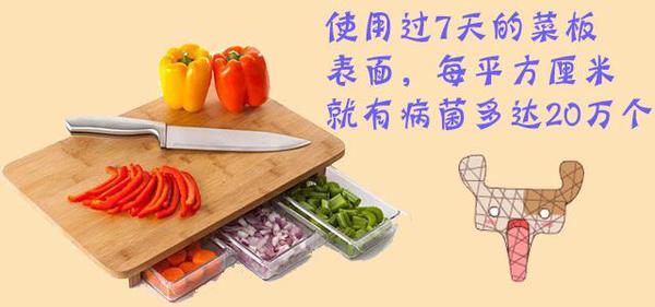 菜板用7天藏细菌20万 菜板有伤害家人的大威力