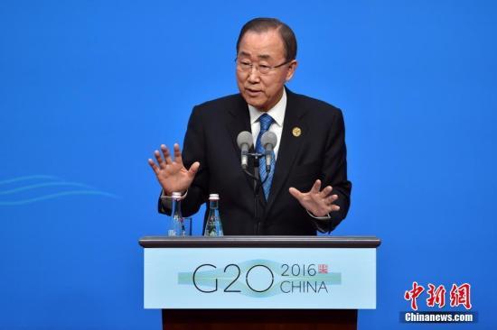 资料图：潘基文。 中新社记者 金硕 摄