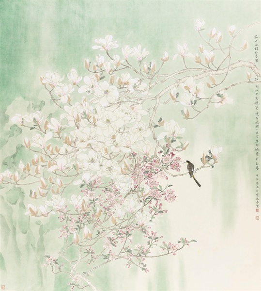 贾俊春 春意浓 200cm×180cm 贾俊春 春意浓 200cm×180cm