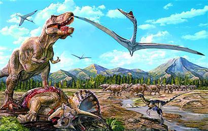 赵闯绘制的恐龙世界 赵闯绘制的恐龙世界