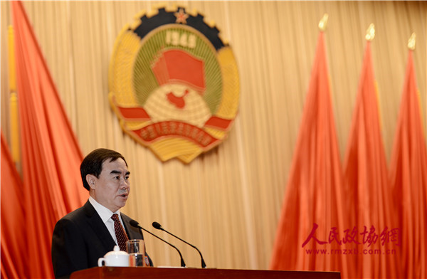 12.jpg区政协主席赵玉影做政协北京市通州区第六届委员会第一次会议报告