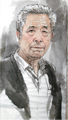 人物肖像 (中国画) 何 波 人物肖像 (中国画) 何 波