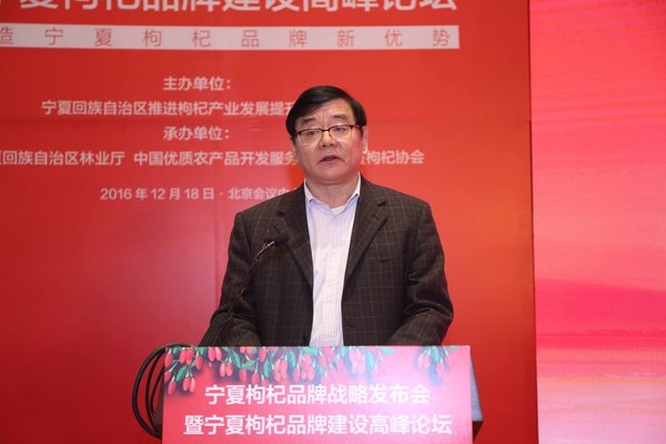 中国品牌促进会理事长 刘平均发言