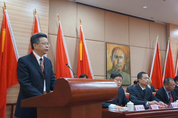 厦门市委常委林文生致辞。（记者 照宁摄）3