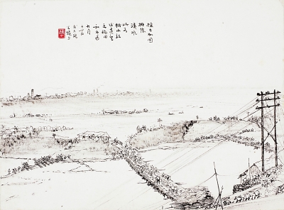 武汉防汛(速写)黎雄才 武汉防汛(速写)黎雄才