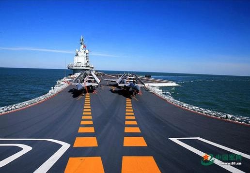 辽宁舰绕台半圈2