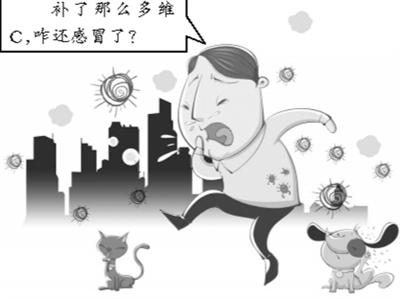 吃维C喝鸡汤 捂大汗醋熏屋  一到冬天就冒出防感冒传言
