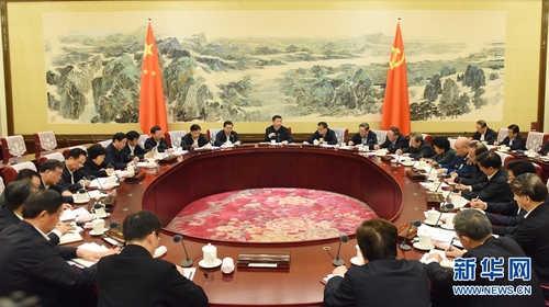 12月26日至27日，中共中央政治局召开民主生活会，中共中央总书记习近平主持会议并发表重要讲话。 新华社记者 饶爱民 摄1