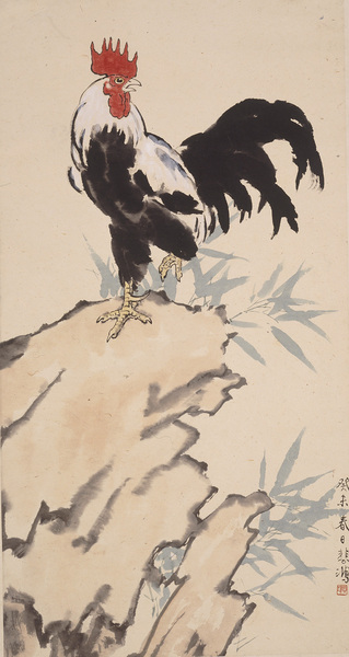 徐悲鸿《雄鸡》 徐悲鸿《雄鸡》