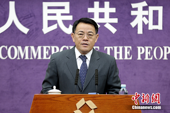 2月9日，中国商务部举行例行新闻发布会。商务部新闻发言人孙继文在会上发言。 <a target='_blank' href='http://www.chinanews.com/'>中新社</a>记者 李慧思 摄