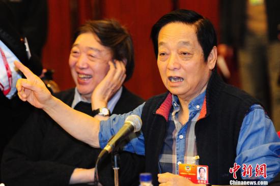 资料图 韩美林。中新社记者 李学仕 摄