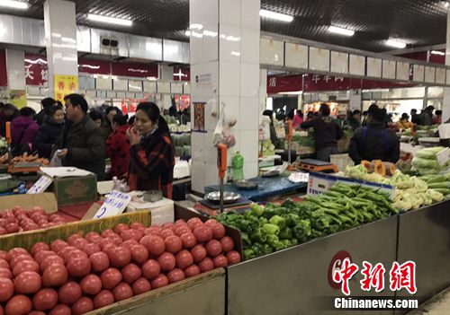 北京一家农贸市场内。<a target='_blank' href='http://www.chinanews.com/' >中新网</a> 种卿 摄